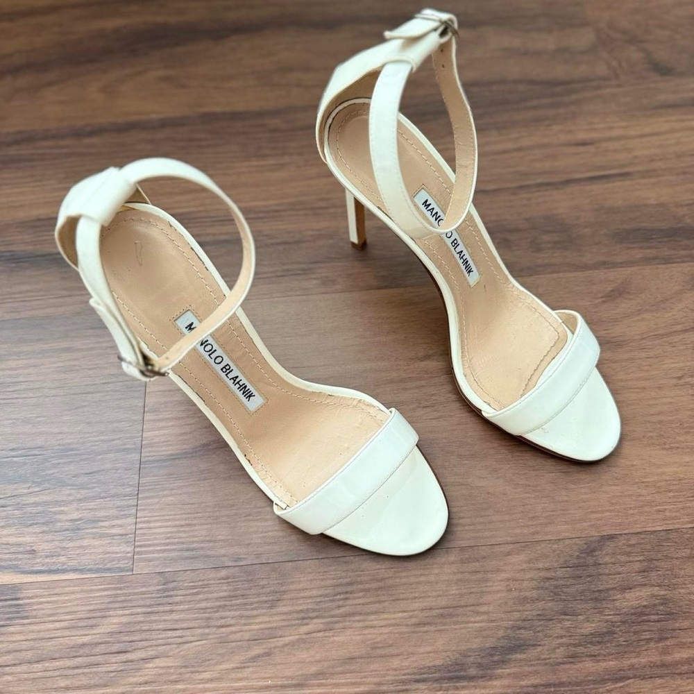 Manolo Blahnik Chaos Strappy Heels